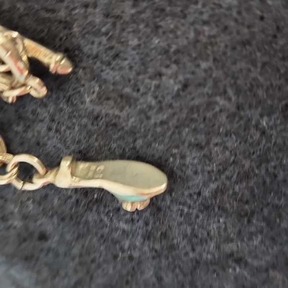 925 silver shoe charm braclet - Picture 2 of 2